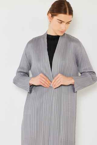 Marina West Swim Pleated Long Sleeve Cardigan Trendsi