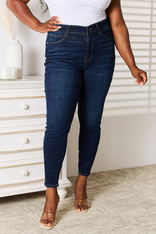 Judy Blue Full Size Skinny Jeans with Pockets Trendsi