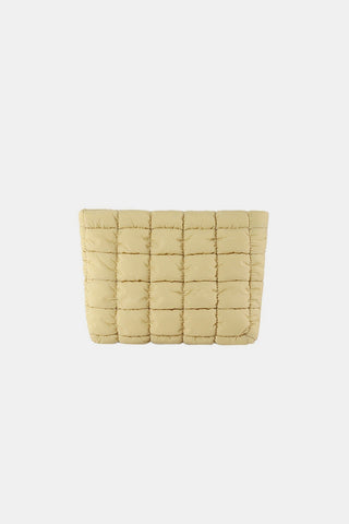 Zenana Quilted Puffy Pouch Clutch Bag Trendsi