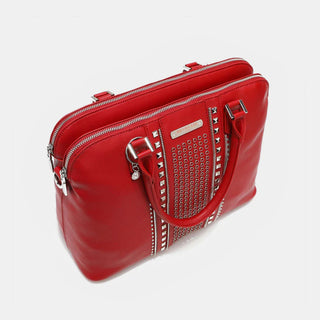 Nicole Lee USA Studded Decor Handbag Trendsi