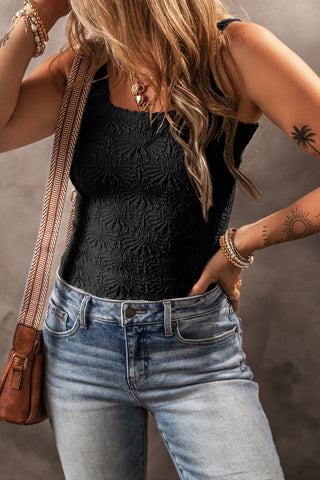 Square Neck Wide Strap Tank Trendsi