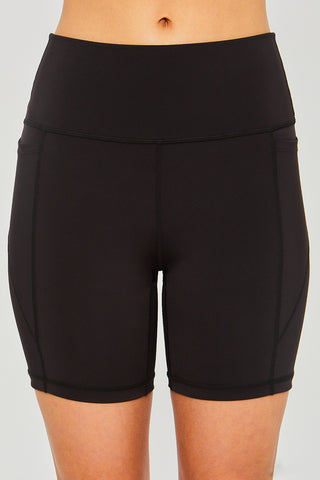 Love Tree High Waist Seam Detail Active Shorts Trendsi