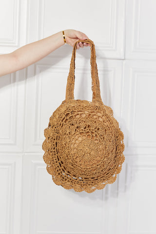 Justin Taylor Brunch Time Straw Rattan Handbag Trendsi