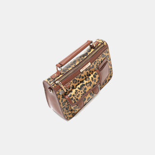 Nicole Lee USA Leopard Top Handle Handbag Trendsi