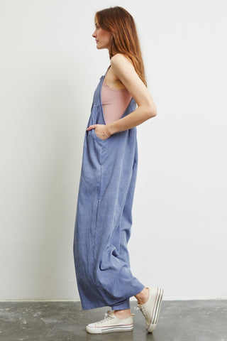 HEYSON Full Size Wide Leg Overalls with Pockets Trendsi