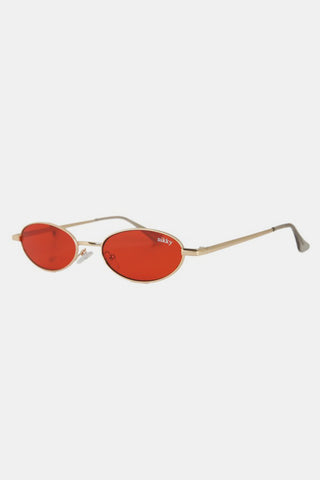 Nicole Lee USA Metal Frame Finley Oval Sunglasses Trendsi