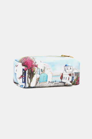 Nicole Lee USA Printed Handbag with Three Pouches Trendsi