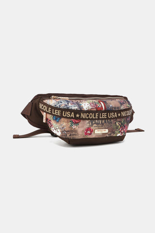 Nicole Lee USA Logo Fanny Pack Trendsi