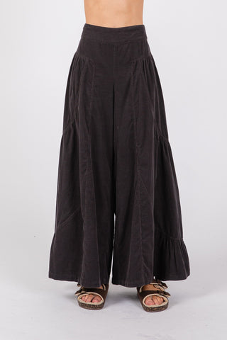 SAGE + FIG High Rise Corduroy Wide Leg Pants Trendsi