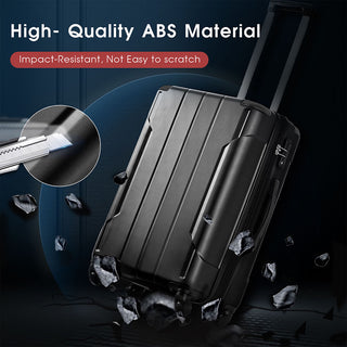 24In Expandable Lightweight Spinner Suitcase with Corner Guards - Silver Corner Protectors_17