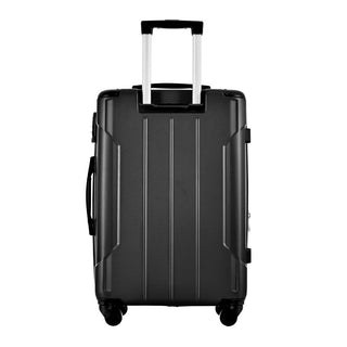 28In Expandable Lightweight Spinner Suitcase with Corner Guards - Black_2