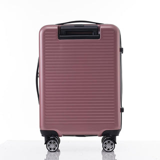 20 Inch Front Open Luggage Lightweight Suitcase with Front Pocket and USB Port - Rose Gold_3