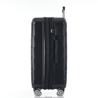 Set of 3 Lightweight Suitcase with TSA Lock and Spinner Wheels - Black_5