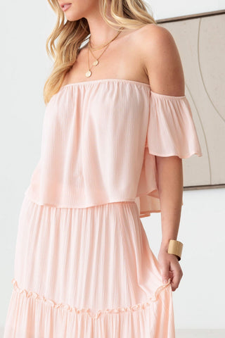 Gilli Frill Off-Shoulder Tiered Dress Trendsi