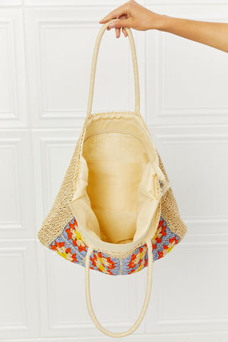 Fame Off The Coast Straw Tote Bag Trendsi