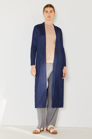 Marina West Swim Pleated Long Sleeve Cardigan Trendsi