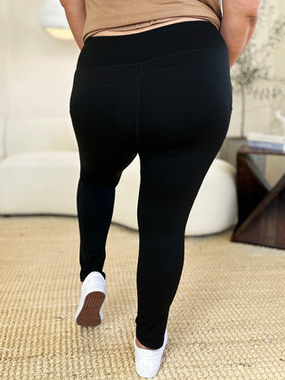 Wide Waistband Sports Leggings Trendsi