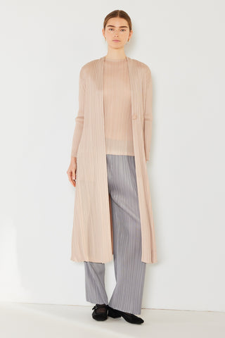 Marina West Swim Pleated Long Sleeve Cardigan Trendsi