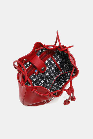 Nicole Lee USA Amy Studded Bucket Bag Trendsi