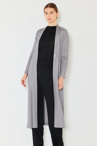 Marina West Swim Pleated Long Sleeve Cardigan Trendsi