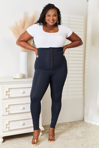 Heimish Full Size Waist Trainer Corset Leggings Trendsi