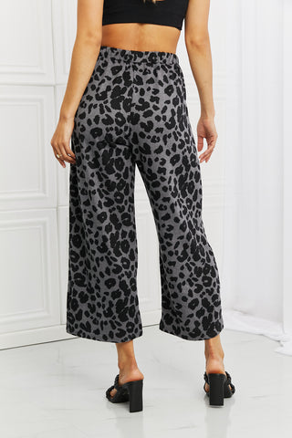 BOMBOM Stay Cozy Pattern Wide Leg Pants Trendsi