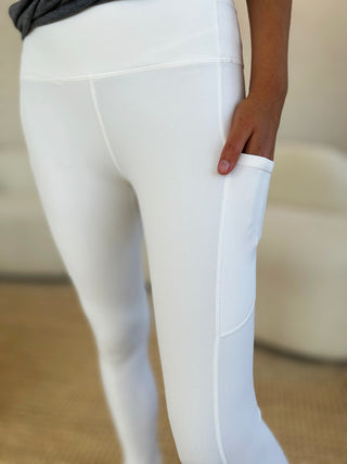 Wide Waistband Sports Leggings Trendsi