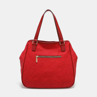 Nicole Lee USA Scallop Stitched Tote Bag Trendsi