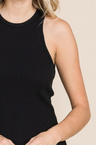 Culture Code Full Size Ribbed Round Neck Tank Trendsi