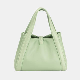 David Jones PU Leather Bucket Bag Trendsi