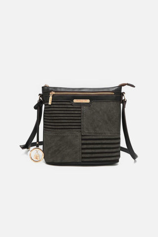 Nicole Lee USA Scallop Stitched Crossbody Bag Trendsi