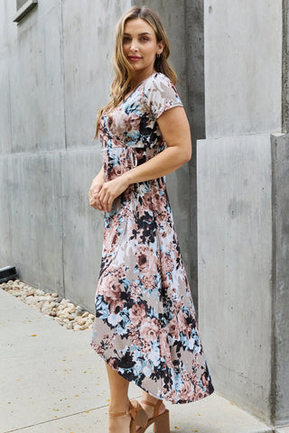 Heimish Give Me Roses Full Size Floral Maxi Wrap Dress Trendsi