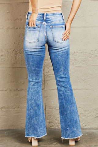 BAYEAS Izzie Mid Rise Bootcut Jeans Trendsi