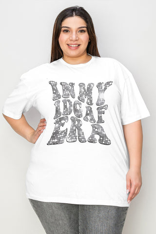 Simply Love Full Size IN MY IDGAF ERA Graphic T-Shirt Trendsi