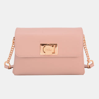 David Jones PU Leather Crossbody Bag Trendsi