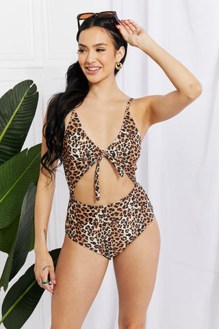 Marina West Swim Lost At Sea Cutout One-Piece Swimsuit Trendsi