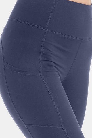 Leggings Depot High Waist Wide Waistband Leggings Trendsi