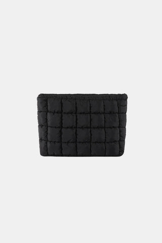 Zenana Quilted Puffy Pouch Clutch Bag Trendsi