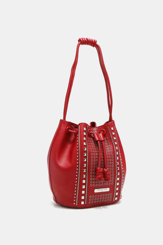 Nicole Lee USA Amy Studded Bucket Bag Trendsi