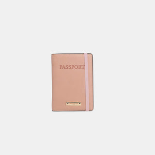 Nicole Lee USA Solid Passport Wallet Trendsi