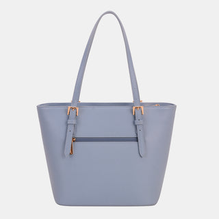 David Jones PU Leather Tote Bag Trendsi