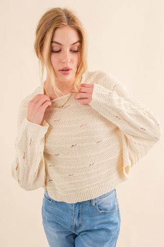 And The Why Dolman Sleeves Sweater Trendsi