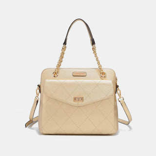 Nicole Lee USA Diamond Quilted Crossbody Bag Trendsi