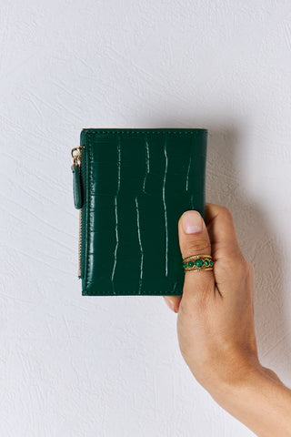 David Jones Texture PU Leather Mini Wallet Trendsi