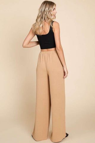 Culture Code Full Size High Waist Wide Leg Cargo Pants Trendsi