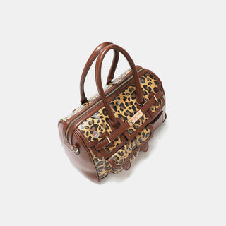 Nicole Lee USA Leopard Boston Bag Trendsi