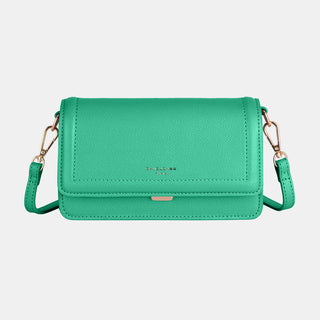 David Jones PU Leather Crossbody Bag Trendsi