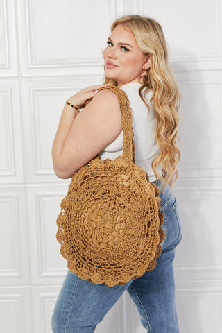 Justin Taylor Brunch Time Straw Rattan Handbag Trendsi