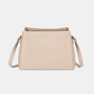 David Jones PU Leather Crossbody Bag Trendsi