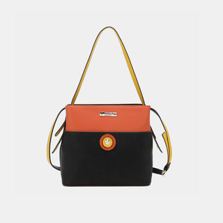 Nicole Lee USA Contrast Leather Shoulder Bag Trendsi